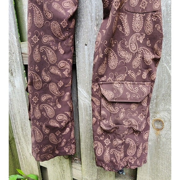 RGSTR Pants Mens Large Brown Cargo Paisley - Picture 6 of 13